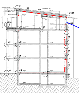 Continuous airtight layer of a building (source: Schulze Darup)