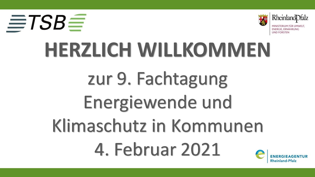9. Fachtagung "Energiewende und Klimaschutz in Kommunen"